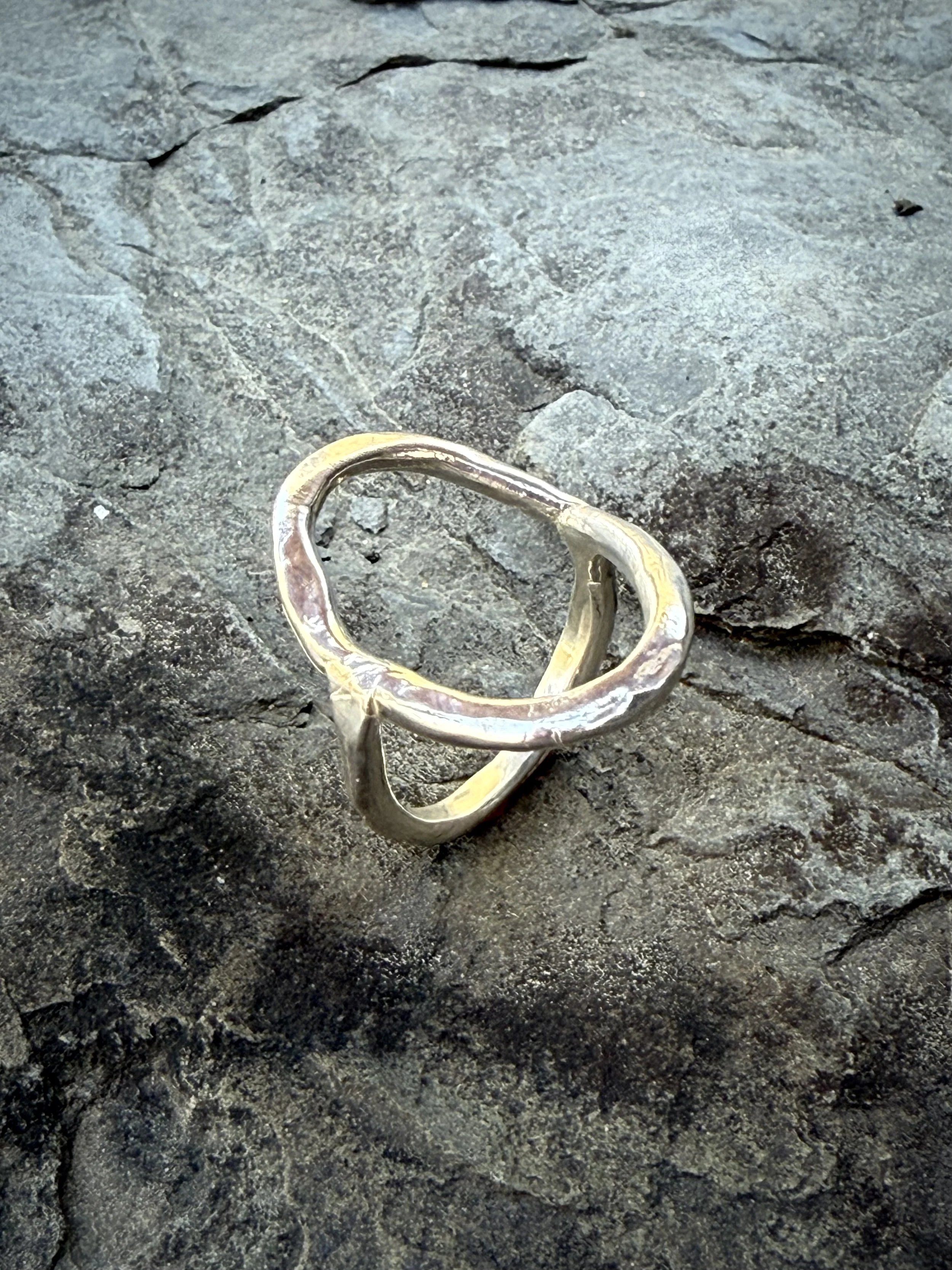 The Crooked Oval Ring — Gaby Moss Designs